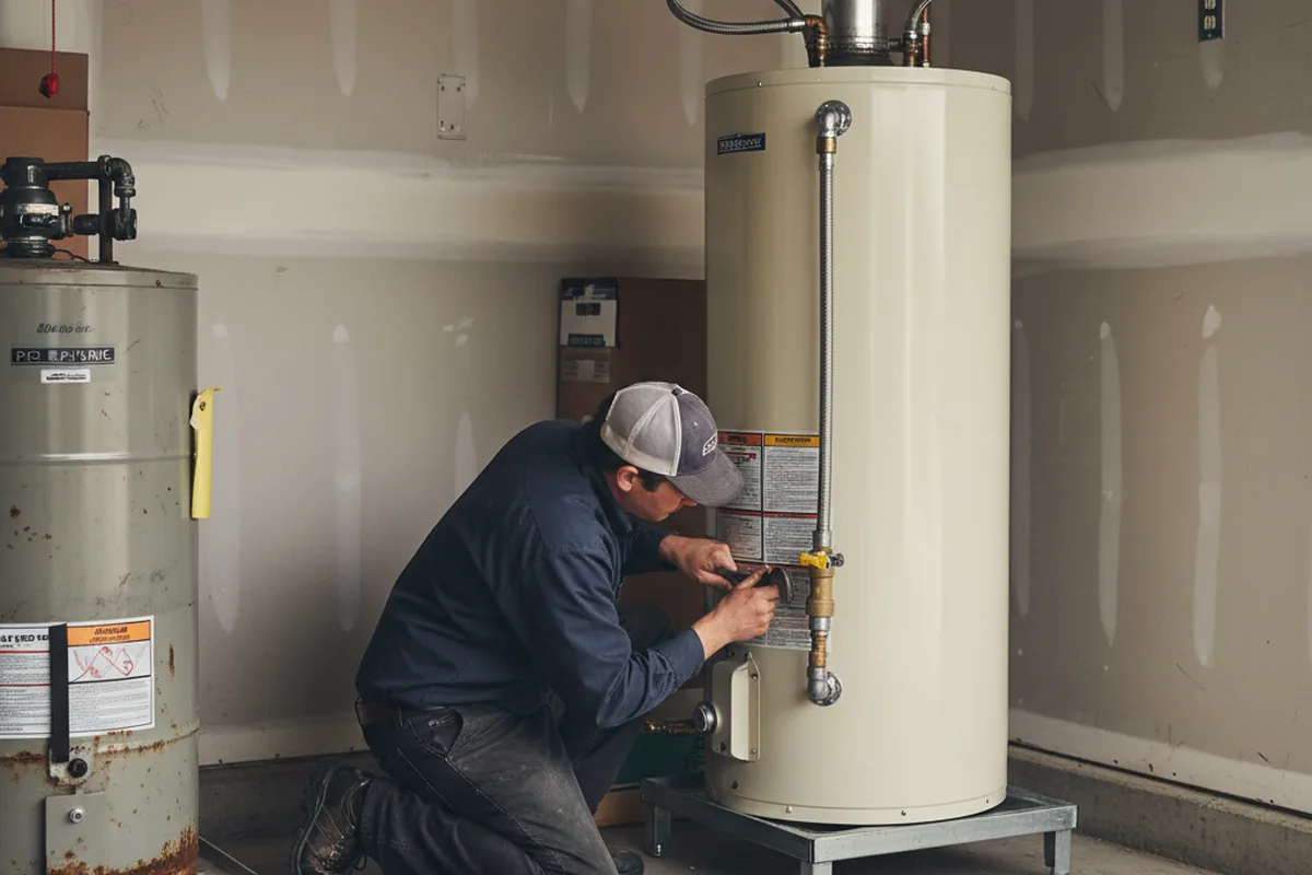 Water heater and shutoff valve replacement in Sparks Glencoe